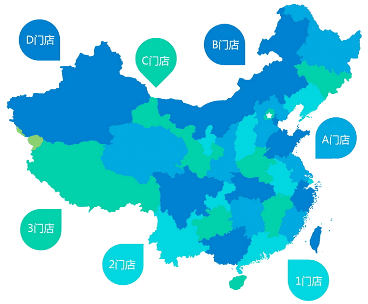 正航A10-商贸零售管理系统支持全国连锁，总部可实时查询分店数据，快速决策